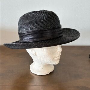 Black Woven Boutique Kates fedora